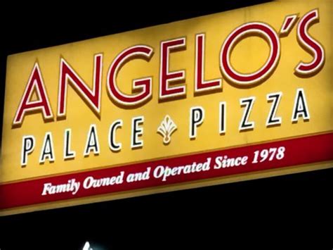 Angelos palace pizza - People Pleasing Pizza since 1971! Our Menu. VIEW MENU 651.450.1270. Angelo's Italian Restaurant. 1203 Southview Boulevard, South Saint Paul, MN, 55075, United States (651) 450-1270 angelosssp@gmail.com. Hours. Mon 11am - 8pm. Tue 11am - 8pm. Wed 11am - 8pm. Thu 11am - 8pm. Fri 11am - 10pm. Sat 4pm - 10pm.